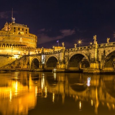 a large bridge over some water